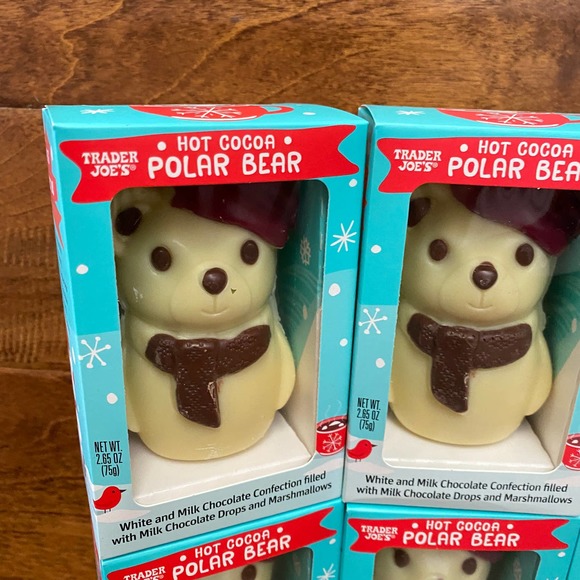 TRADER JOES Polar Bear Snowman 8 total - Picture 2 of 2